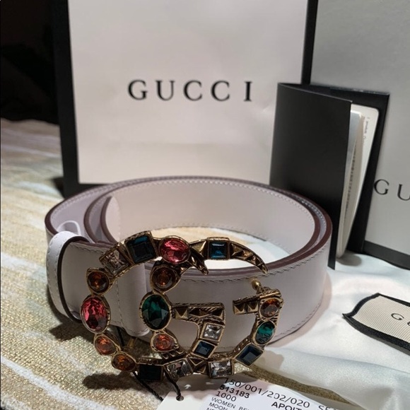 gucci belt stones
